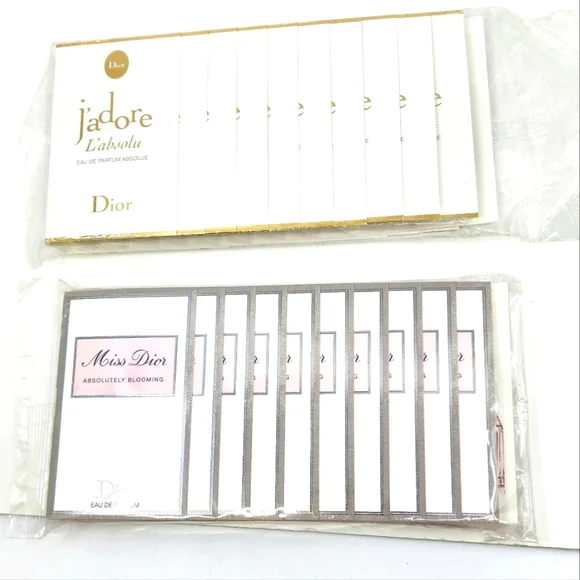 Dior J'adore L'absolu and Miss Dior Absolutely Blooming Set of 10 Pcs. - Picture 1 of 1